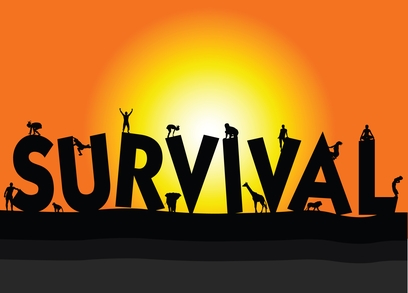 people and survival illustration